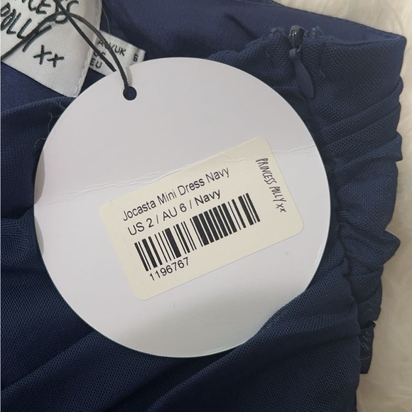 US 2, Navy, One Strapped Mini Dress from Princess Polly - Picture 4 of 4